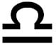 Libra symbol