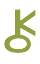 green Chiron symbol