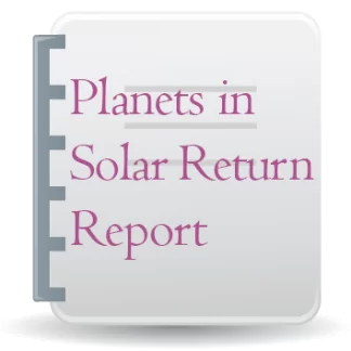Planets in Solar Return Report