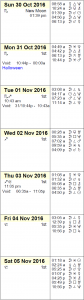 This Week in Astrology Calendar - October 30 to November 5, 2016