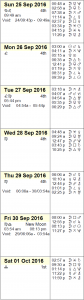 This Week in Astrology Calendar: September 25 to October 1, 2016