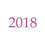 The numeral 2018 in a purple simple font