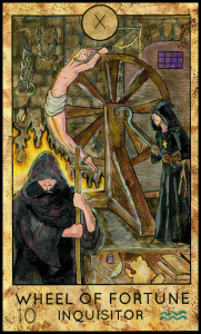 The Wheel of Fortune - Major Arcana #10 - Tarot Card