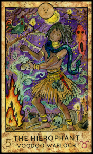 Major Arcana #5 - The Hierophant - Fantasy Deck Tarot Card