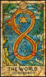 Major Arcana #21 - The World - Tarot Cards Fantasy Deck