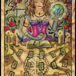 Major Arcana #2 - The High Priestess - Fantasy Deck Tarot Card