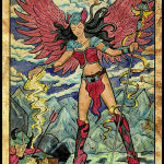 Major Arcana #8 - Justice - Tarot Card from the Fantasy Deck