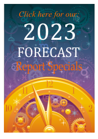 Texte : Cliquez ici pour accéder à nos offres spéciales sur le rapport de prévisions 2023 Image : L'horloge sonne à 00 h 00