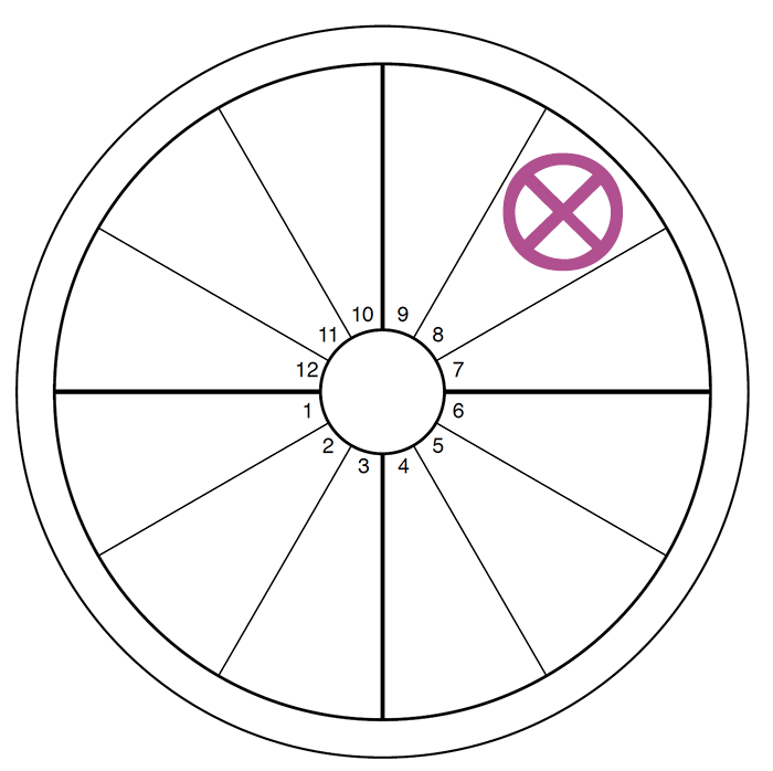 Part of Fortune in Houses: Natal Chart | Cafe Astrology .com
